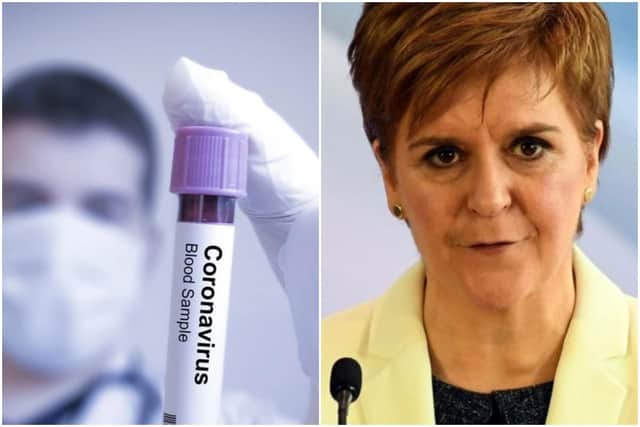 The Scottish Government has announced the latest number of coronavirus cases in the country