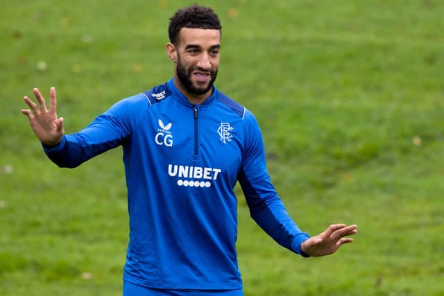 GLASGOW, SCOTLAND - OCTOBER 11: Connor Goldson during a Rangers training session at The Rangers Training Centre, on October 11, 2022, in Glasgow, Scotland. (Photo by Alan Harvey / SNS Group)