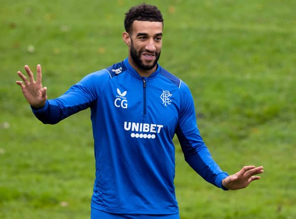 GLASGOW, SCOTLAND - OCTOBER 11: Connor Goldson during a Rangers training session at The Rangers Training Centre, on October 11, 2022, in Glasgow, Scotland. (Photo by Alan Harvey / SNS Group)