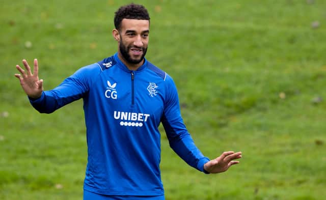 GLASGOW, SCOTLAND - OCTOBER 11: Connor Goldson during a Rangers training session at The Rangers Training Centre, on October 11, 2022, in Glasgow, Scotland. (Photo by Alan Harvey / SNS Group)