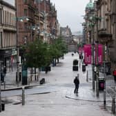 More than 1,200 chain stores permanently closed in Scotland last year, amid a lack of workers in city centres. Picture: John Devlin.
