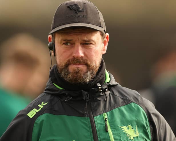 Connacht attack coach Nigel Carolan is joining Glasgow Warriors. Picture: James Crombie/INPHO/Shutterstock