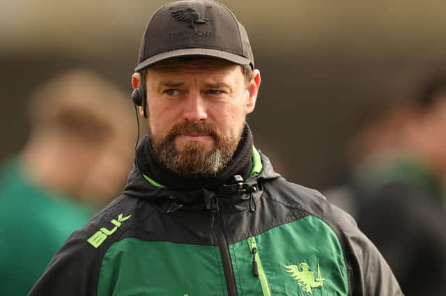 Connacht attack coach Nigel Carolan is joining Glasgow Warriors. Picture: James Crombie/INPHO/Shutterstock