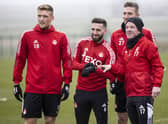 Graeme Shinnie is enjoying playing under former team-mate Barry Robson. (Photo by Alan Harvey / SNS Group)