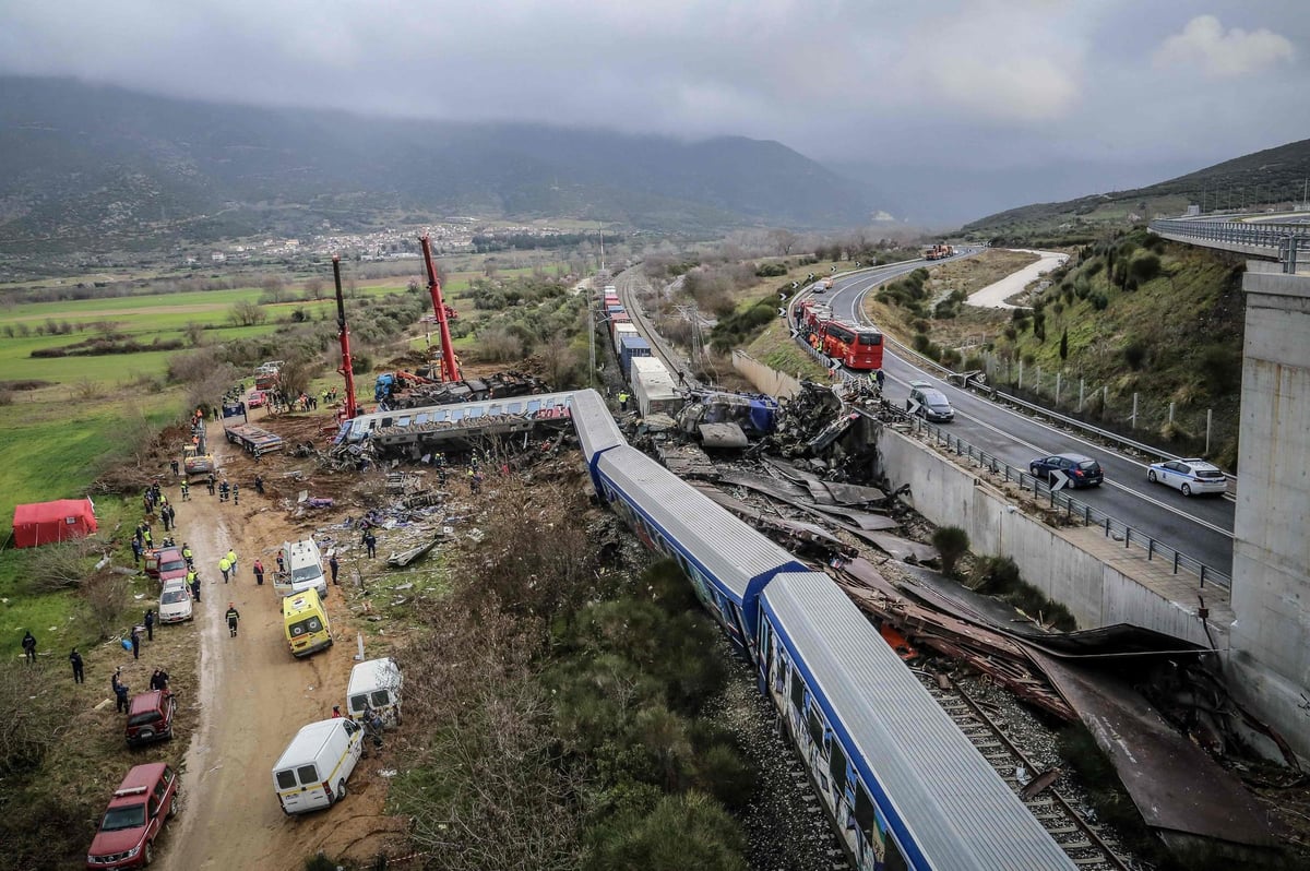 At least 36 killed in fiery fatal head-on train crash in northern Greece