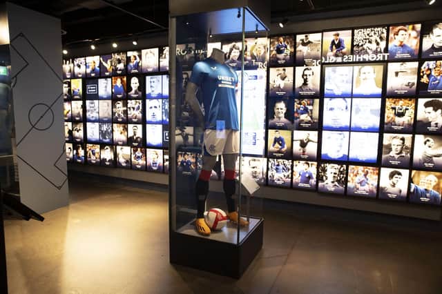The Rangers FC Club Museum at New Edmiston House.