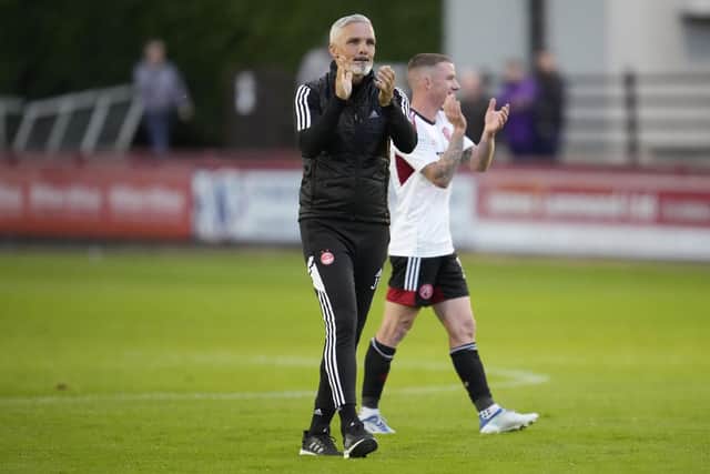 Jim Goodwin has had a summer to overhaul his squad. (Photo by Simon Wootton / SNS Group)