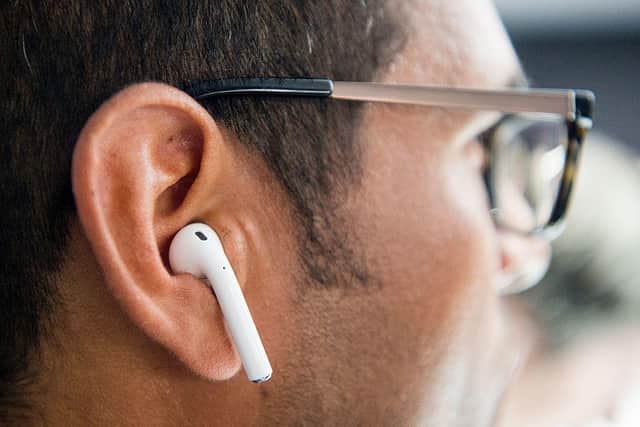 There are plenty of deals to be had on headphones this Black Friday, including on Apple's much sought after AirPods (Photo: JOSH EDELSON/AFP via Getty Images)