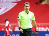 French referee Johan Hamel has died at the age of 42. (Photo by VALERY HACHE/AFP via Getty Images)