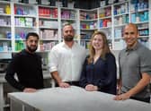 From left: Addy Mohammed, Panos Karyofyllis, Rebecca Moore, and Karim Nassar. Picture: Stewart Attwood.