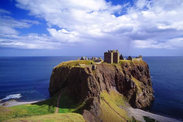 Dunnottar Castle near Stonehaven in Aberdeenshire, which sits in one of Scotland's three historic tourist board areas where a rise in visitors was reported in June, when compared to the same month in 2019. PIC: longfellowelizabeth/Flickr/CC.