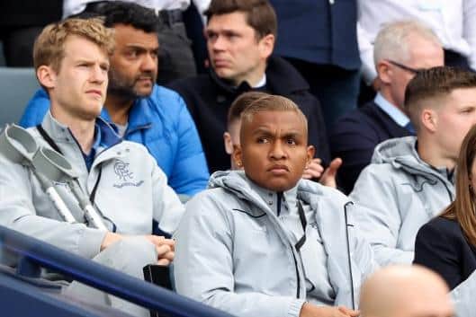 Alfredo Morelos and Filip Helander's injuries have put a strain on Rangers selection options this season. Swede Helander's early injury saw him removed from the Europa League knock-out stage squad. (Photo by Craig Williamson / SNS Group)