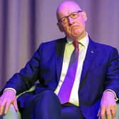 First Minister John Swinney at the Scotland 2050 Conference at Edinburgh's Assembly Rooms yesterday (Picture: Jeff J Mitchell/Getty Images)