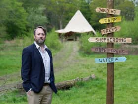 David Mitchell in Outsiders Picture : PA Photo/UKTV/Steve Peskett