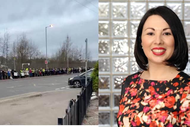 Monica Lennon MSP has said the "Scottish Government inaction" is "emboldening anti-abortion protestors" as campaign group Back Off Scotland continues to call for 150 m buffer zone around abortion clinics.