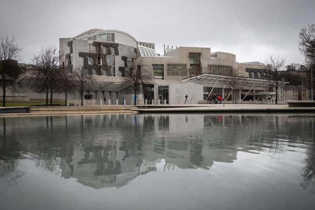 The Scottish Parliament building in Edinburgh. Picture: PA