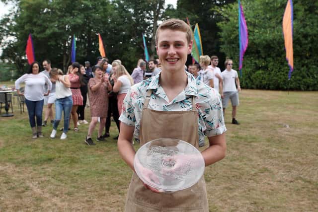 The Great British Bake Off winner Peter Sawkins. Picture: C4/Love Productions/Mark Bourdillon.