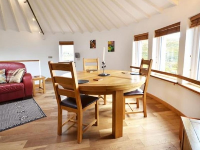 You can enjoy meals with glorious views over the surrounding countryside and coast.