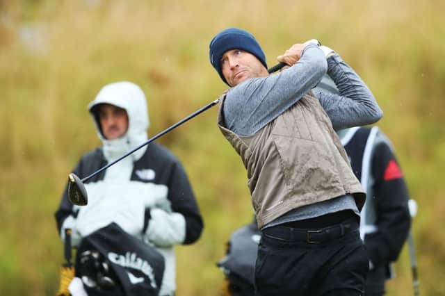 Alex Noren in action on day two of the Alfred Dunhill Links Championship at Kingsbarns Links. Picture: Jan Kruger/Getty Images.