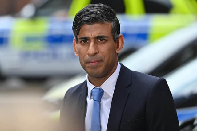 UK Prime Minister Rishi Sunak. (Photo by Justin Tallis - WPA Pool/Getty Images)