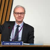 Lord Advocate James Wolffe gave evidence to a Scottish Parliament committee at Holyrood in Edinburgh, examining the handling of harassment allegations against former first minister Alex Salmond.