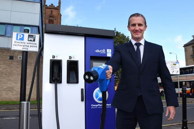 Transport Secretary Michael Matheson said new electric buses would help tackle climate change, benefit the economy and improve air quality (Picture: Mike Scott)