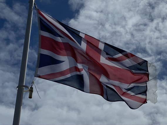 Laura Waddell does not want to be like those people who burst a vein about what flag is on their strawberries, but would prefer not to recline beneath a giant Union Jack while on holiday (Picture: Frank Reid)