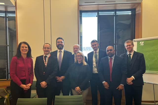 Gregor Poynton MP in the House of Commons with the All-Party Parliamentary Group (APPG) on Children’s Online Safety.