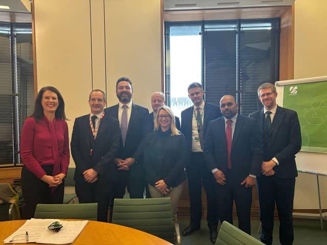 Gregor Poynton MP in the House of Commons with the All-Party Parliamentary Group (APPG) on Children’s Online Safety.