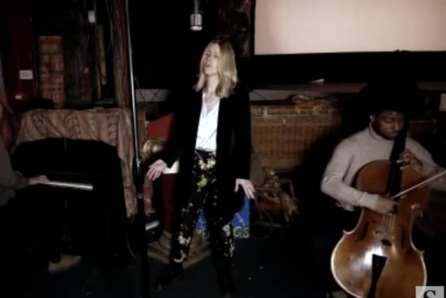 Xan Tyler at the Britannia Panopticon Music Hall in Glasgow with Boo Hewerdine and Khalil Johnson