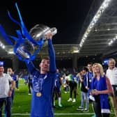 Billy Gilmour is on the verge of joining Brighton. (Photo by Manu Fernandez - Pool/Getty Images)