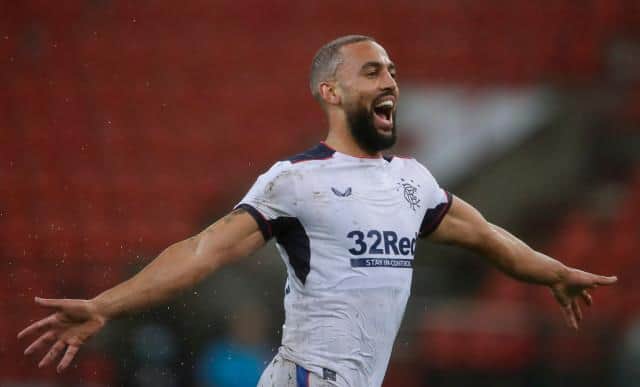 Kemar Roofe scored a wonder goal from the halfway line. (Photo by Rico Brouwer / SNS Group)