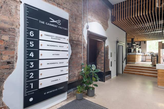The Garment Factory is among the top locations in Glasgow. With some 570 'creative occupiers' based in Glasgow, it is expected that a new wave of start-up tech companies will be drawn to the city. Picture: McAteer Photography