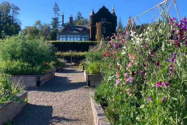 Kitchen garden at Cromlix