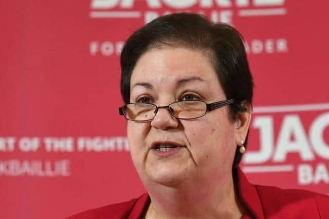 Scottish Labour's Jackie Baillie