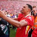 Trent Alexander-Arnold will leave Liverpool in order to join Real Madrid this summer. (Photo by Peter Byrne/PA Wire).