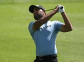 India's Honey Baisoya looks in action during the first day of the Hero Indian Open in New Delhi. Picture: Money Sharma/AFP. via Getty Images.