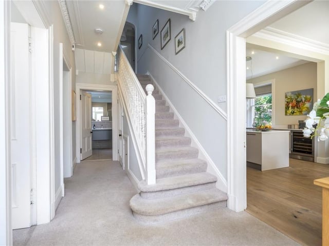 Hall and staircase.