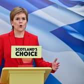 First Minister and leader of the Scottish National Party Nicola Sturgeon, who has asked the Lord Advocate to refer the question of whether Holyrood can pass a referendum bill to the Supreme Court.