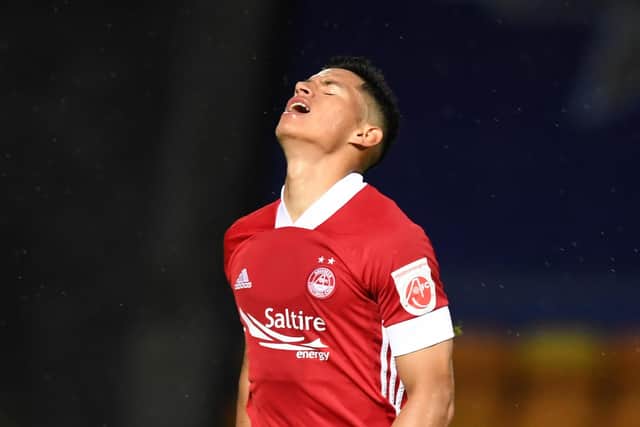 Aberdeen's Ronald Hernandez has left the club on a permanent deal.