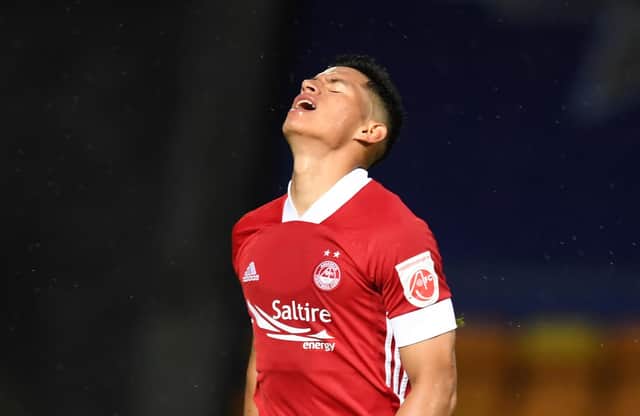 Aberdeen's Ronald Hernandez has left the club on a permanent deal.