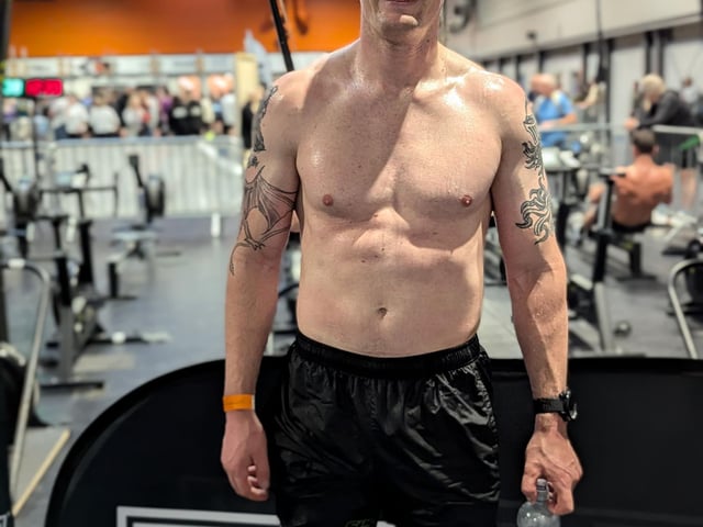 Tom after a fitness event