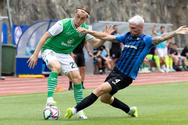Hibs Elias Melkersen has moved back to his homeland.