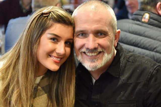 Gabrielle Williamson, 20, and her dad Kevin Williamson who passed away 11 months ago, aged 49 (Photo: Gabrielle Williamson).