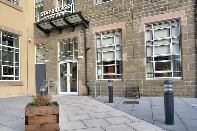 Staybridge Suites Dundee, located in a former jute mill in the heart of the city.