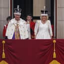 King Charles III and Queen Camilla on the Buckingham Palace balcony after the Coronation (Picture: Dan Kitwood/Getty Images)