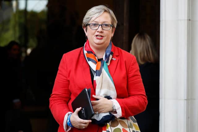 Joanna Cherry, Scottish National Party (SNP) MP, arrives at the Supreme Court in central London. Picture: Tolga Akmen/AFP via Getty Images