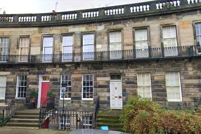 Danube Street in Stockbridge is filled with elegant Georgian townhouses. It comes in at No.6 on the list of Scotland’s ten most expensive streets