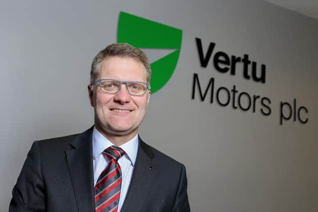 Robert Forrester is the chief executive of Vertu, which is the fifth largest automotive retailer in the UK with a network of 160 sales outlets, including more than a dozen north of the Border. Picture: Neil Denham