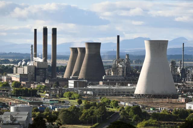 The Grangemouth refinery shut earlier this year (Picture: Michael Gillen, National World)